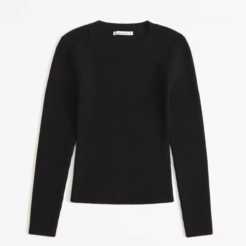 Abercrombie & Fitch Long-Sleeve Ottoman Crew Top